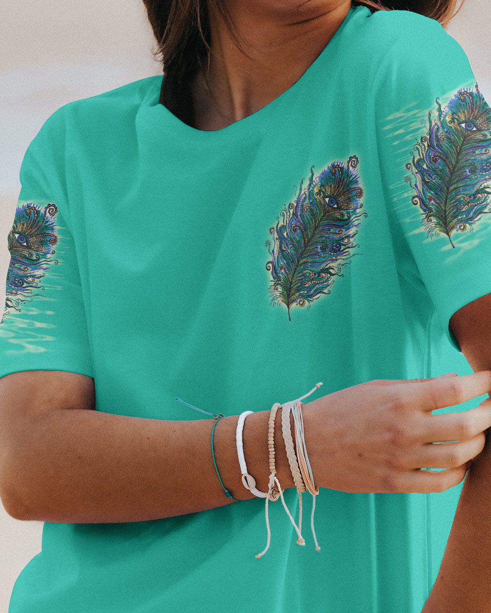 WILD HEART GYPSY SOUL FEATHER ALL OVER PRINT - TLNO2006231