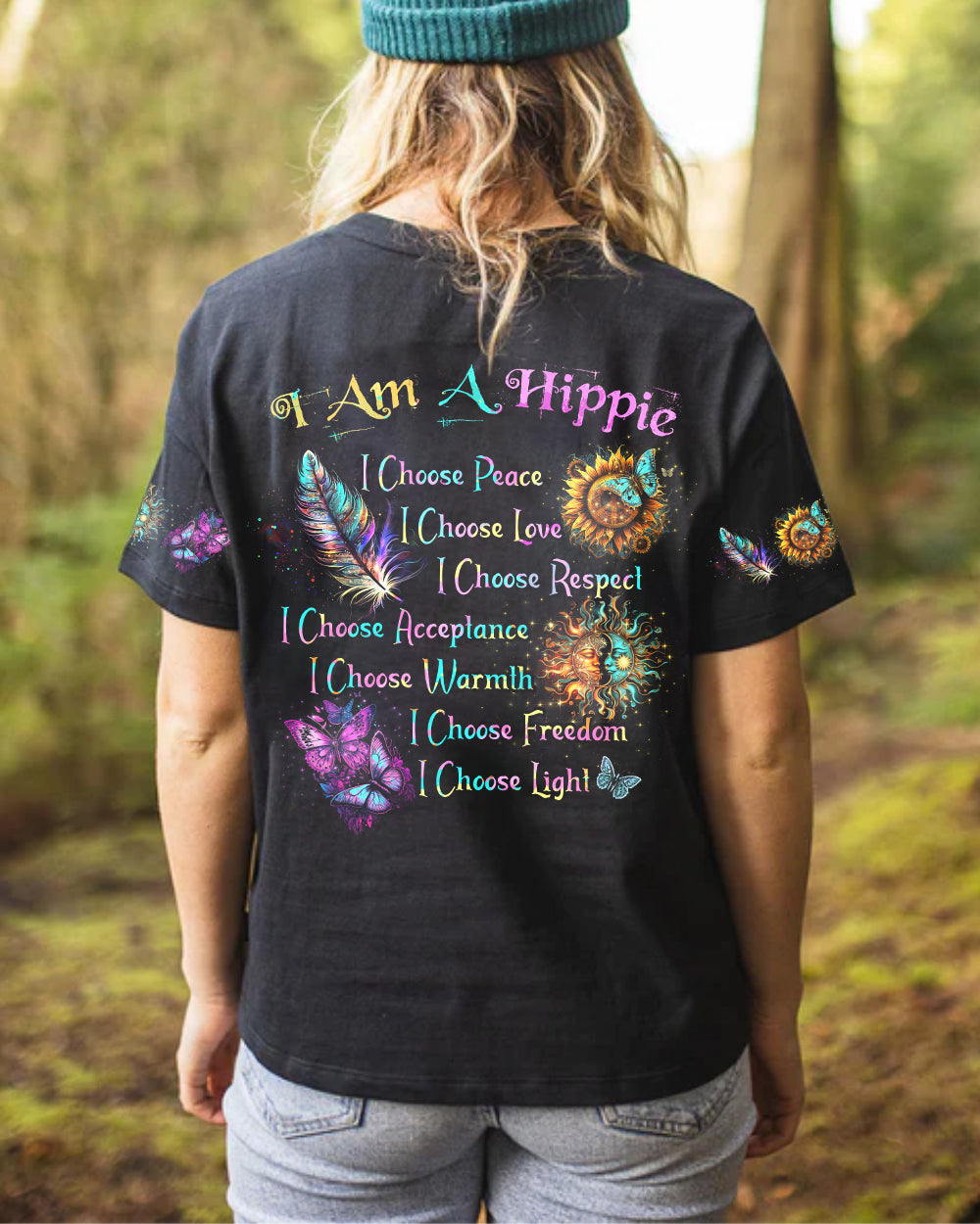 I AM A HIPPIE ALL OVER PRINT - TYTD2104231