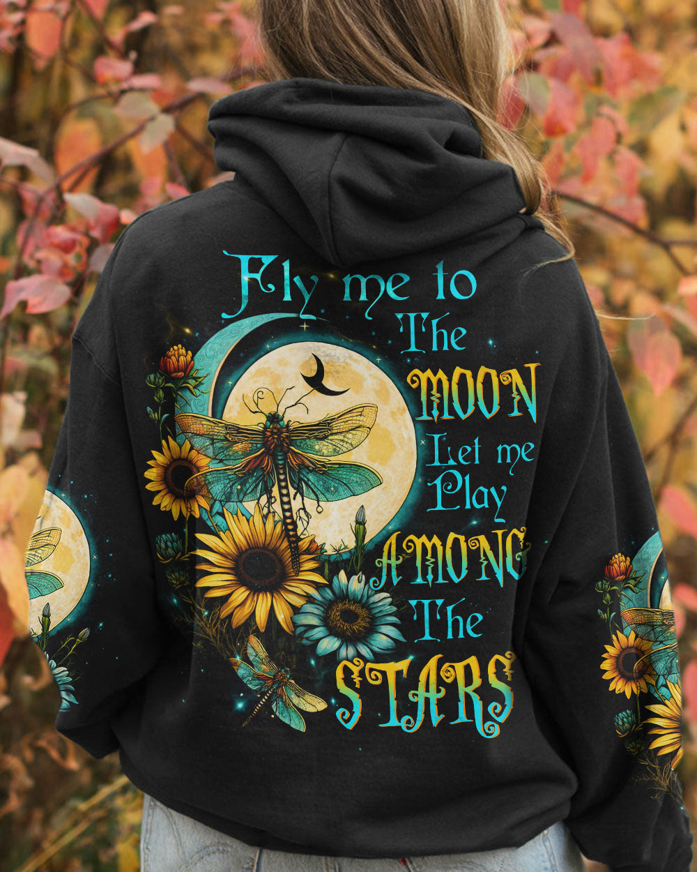FLY ME TO THE MOON DRAGONFLY ALL OVER PRINT - TLTW2404232
