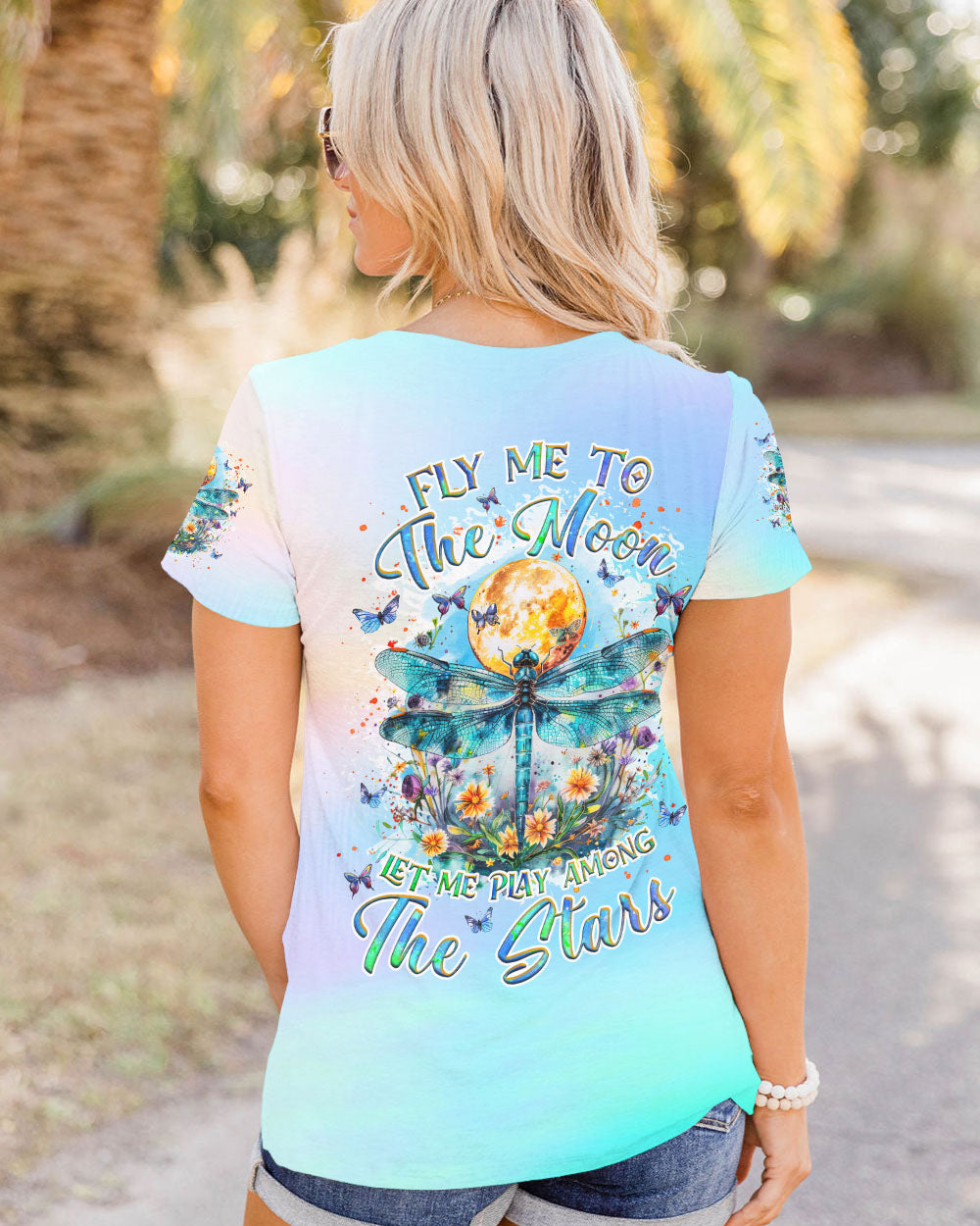 FLY ME TO THE MOON DRAGONFLY ALL OVER PRINT - TLNZ1307243