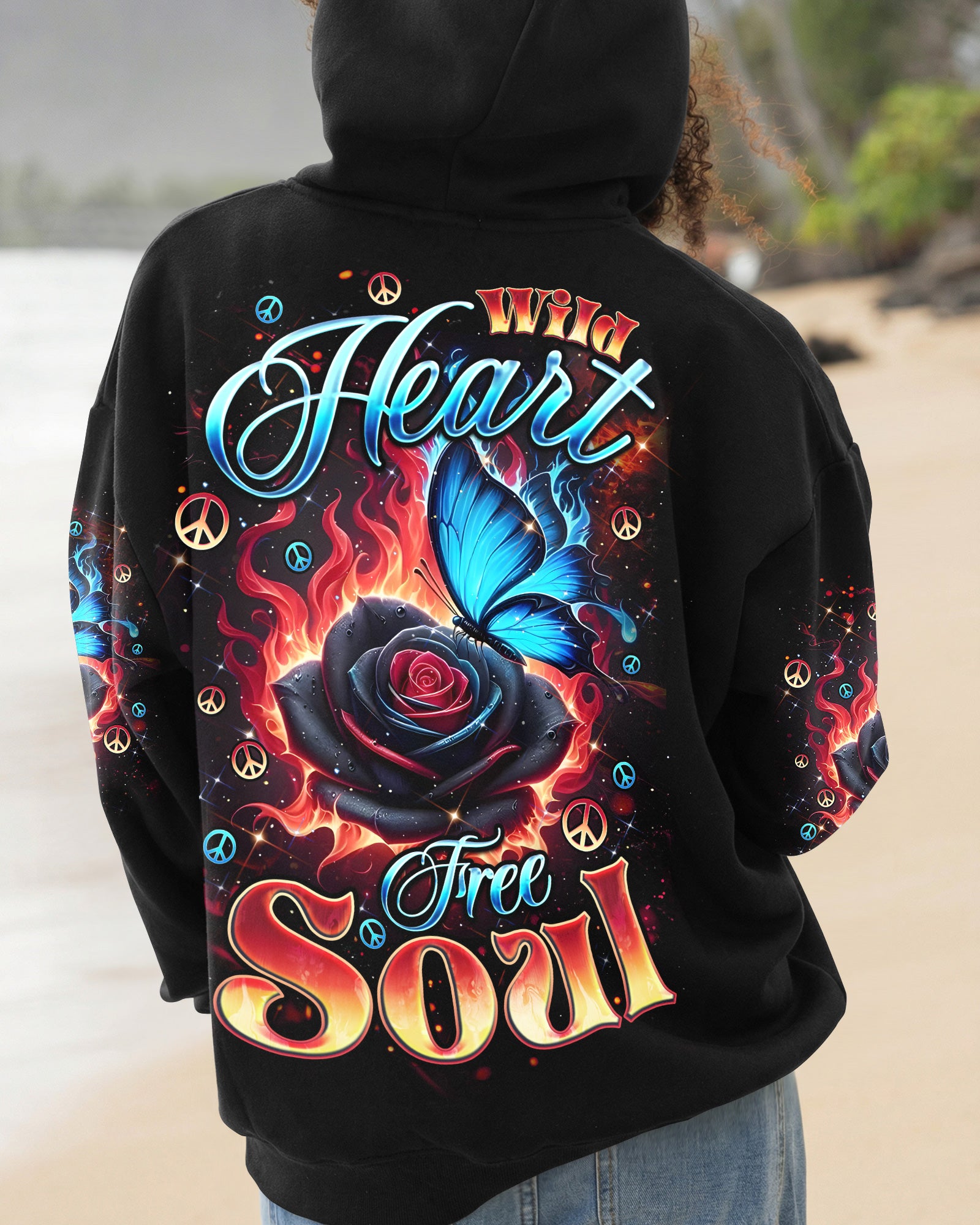 WILD HEART FREE SOUL ALL OVER PRINT - TYQY0403263