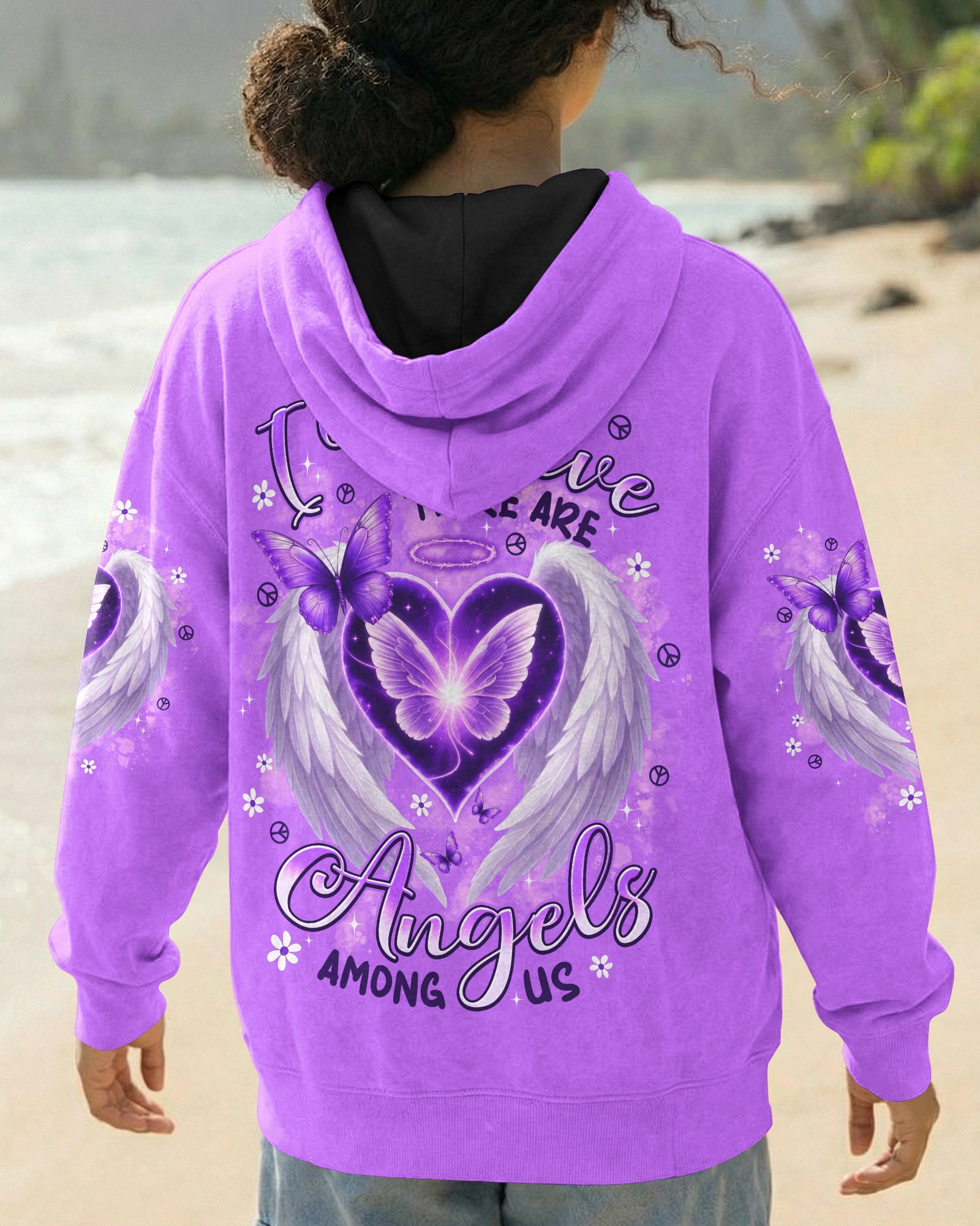 I BELIEVE THERE ARE ANGELS AMONG US ALL OVER PRINT - TYPQ0203262