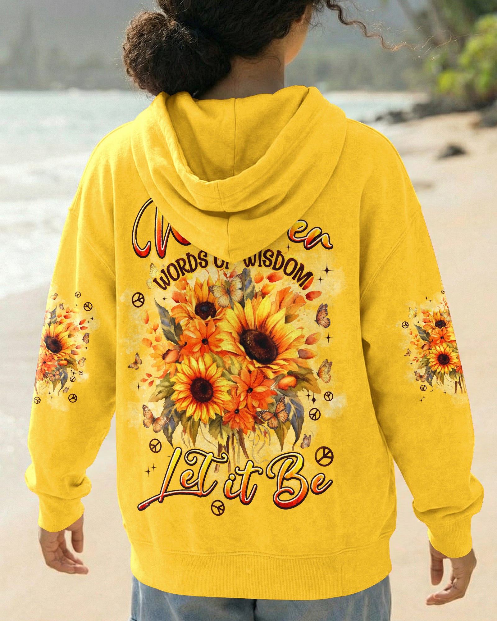 WHISPER WORDS OF WISDOM LET IT BE SUNFLOWER ALL OVER PRINT - TYPQ1303261