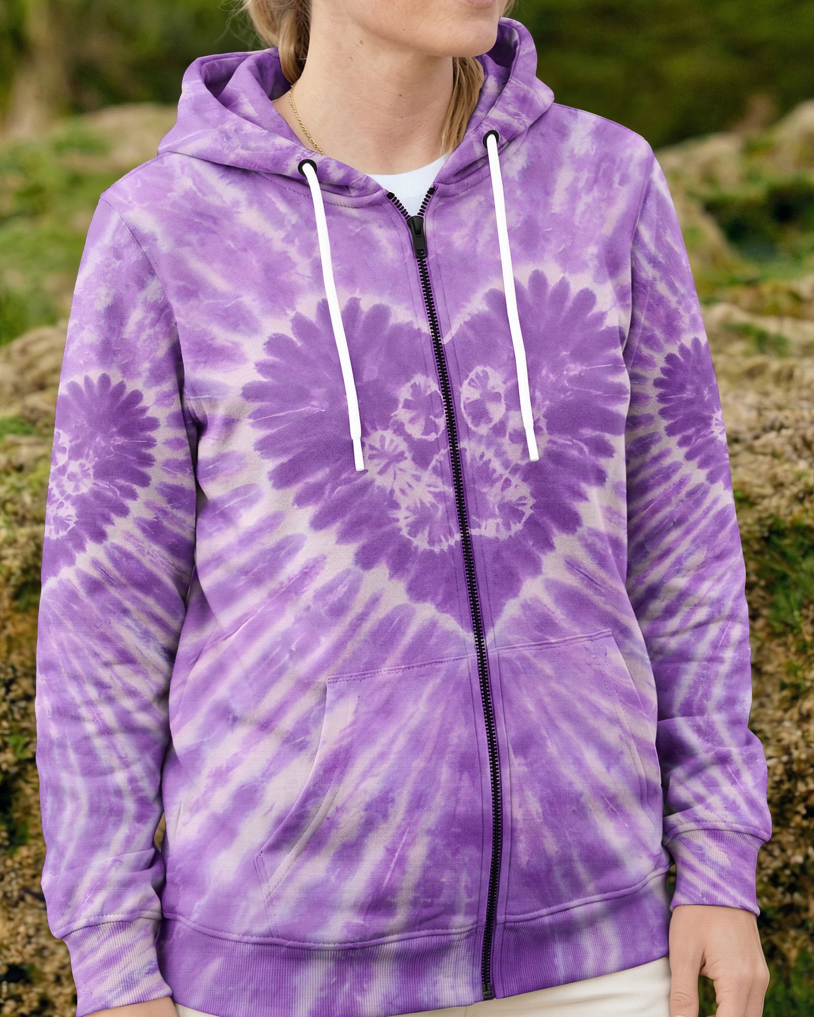 PURPLE PAW HEART ALL OVER PRINT - TYQY1003261