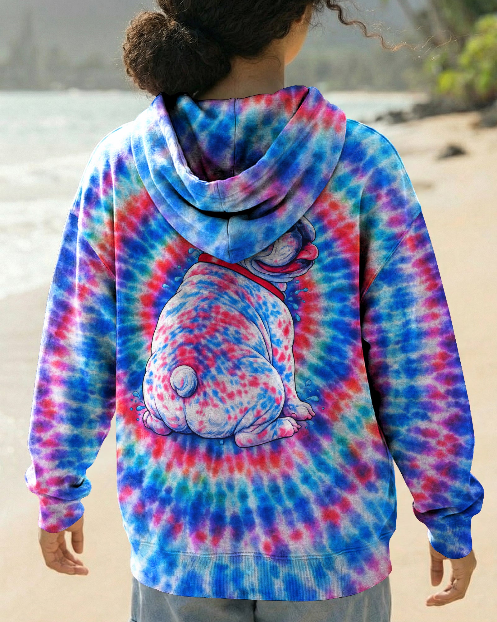 FRENCH BULLDOG SWIRL ALL OVER PRINT - TLNO0903261