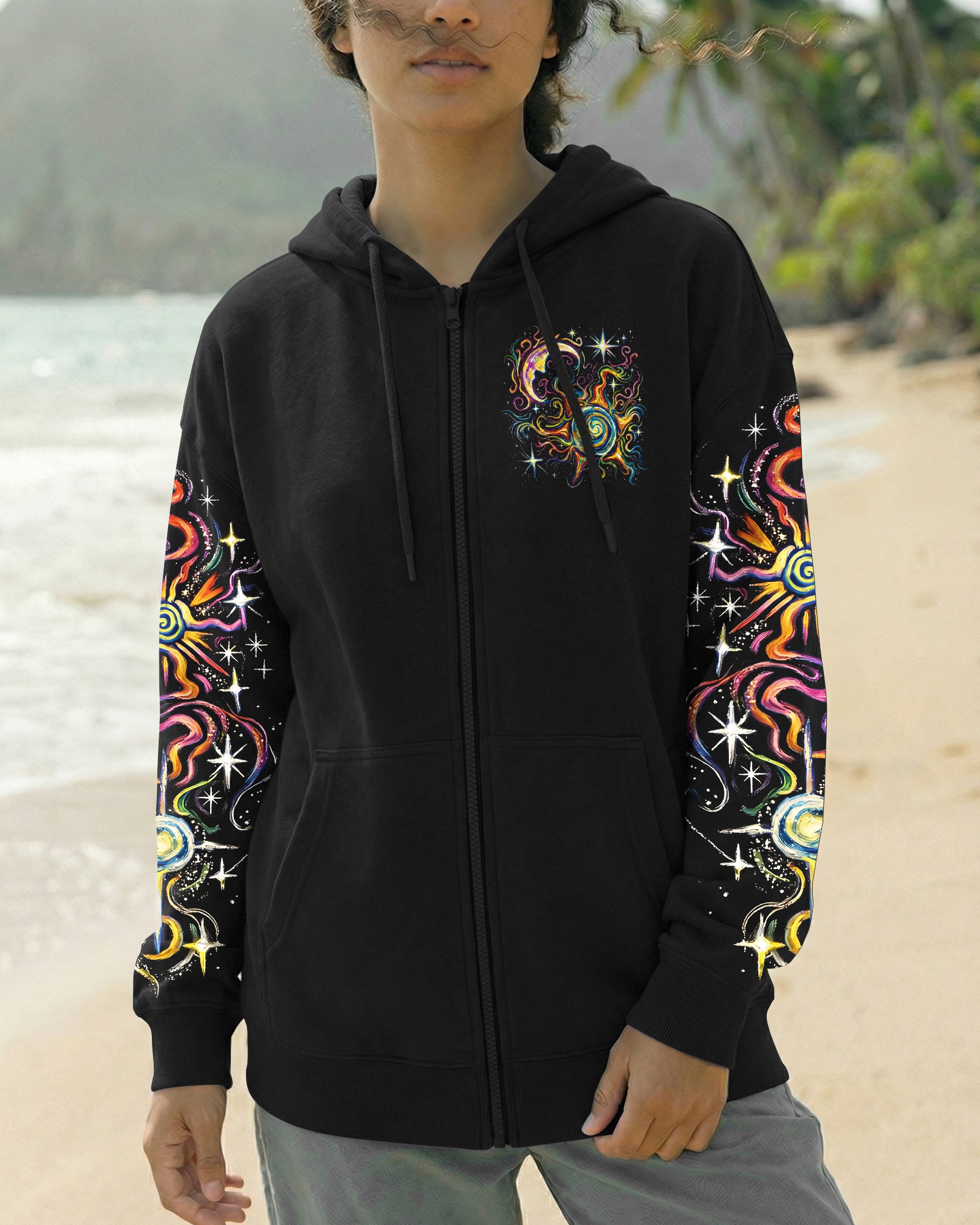 SUN AND MOON SWIRL ALL OVER PRINT - RI2603261