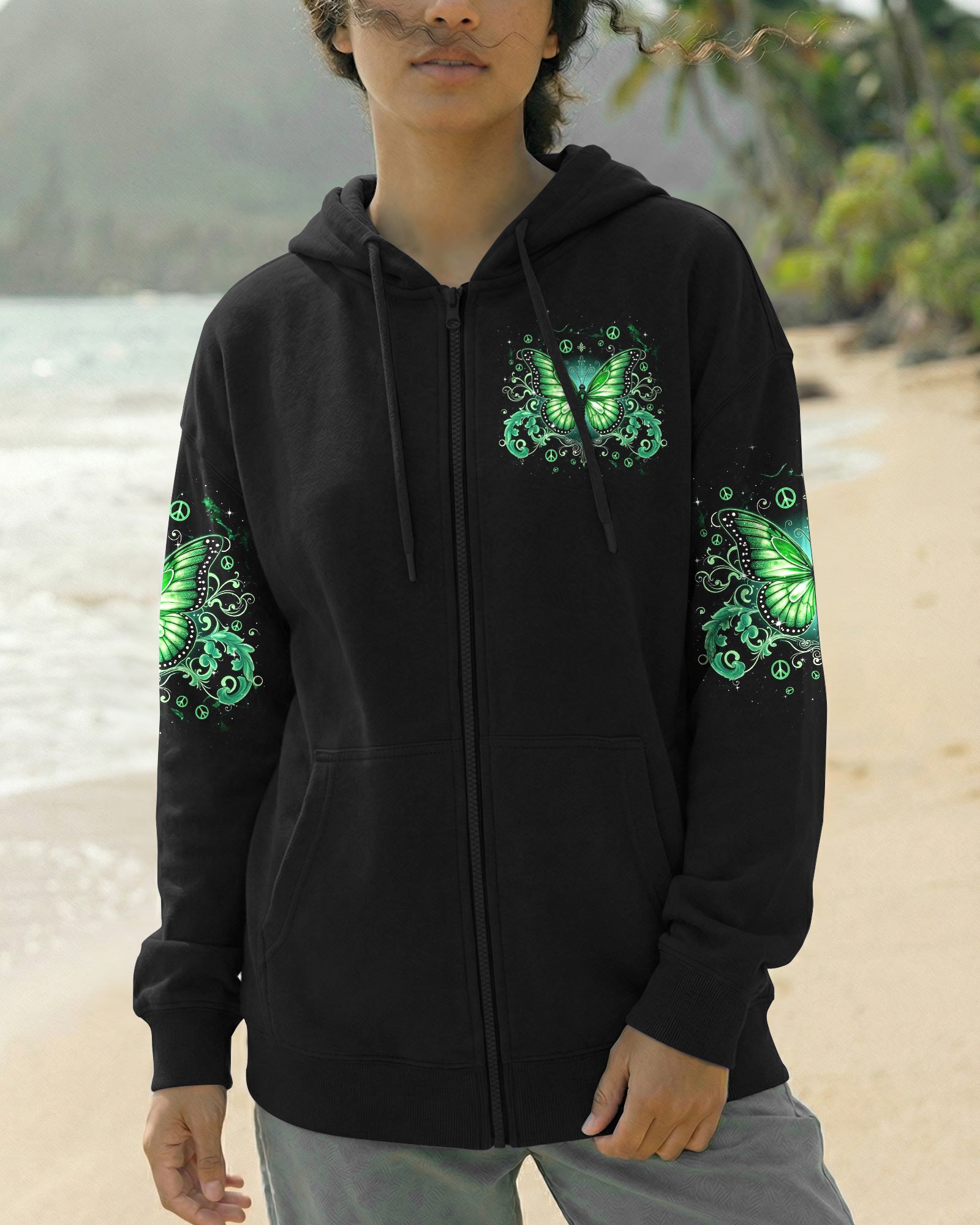 JUST BREATHE BUTTERFLY ALL OVER PRINT - TYQY2803262