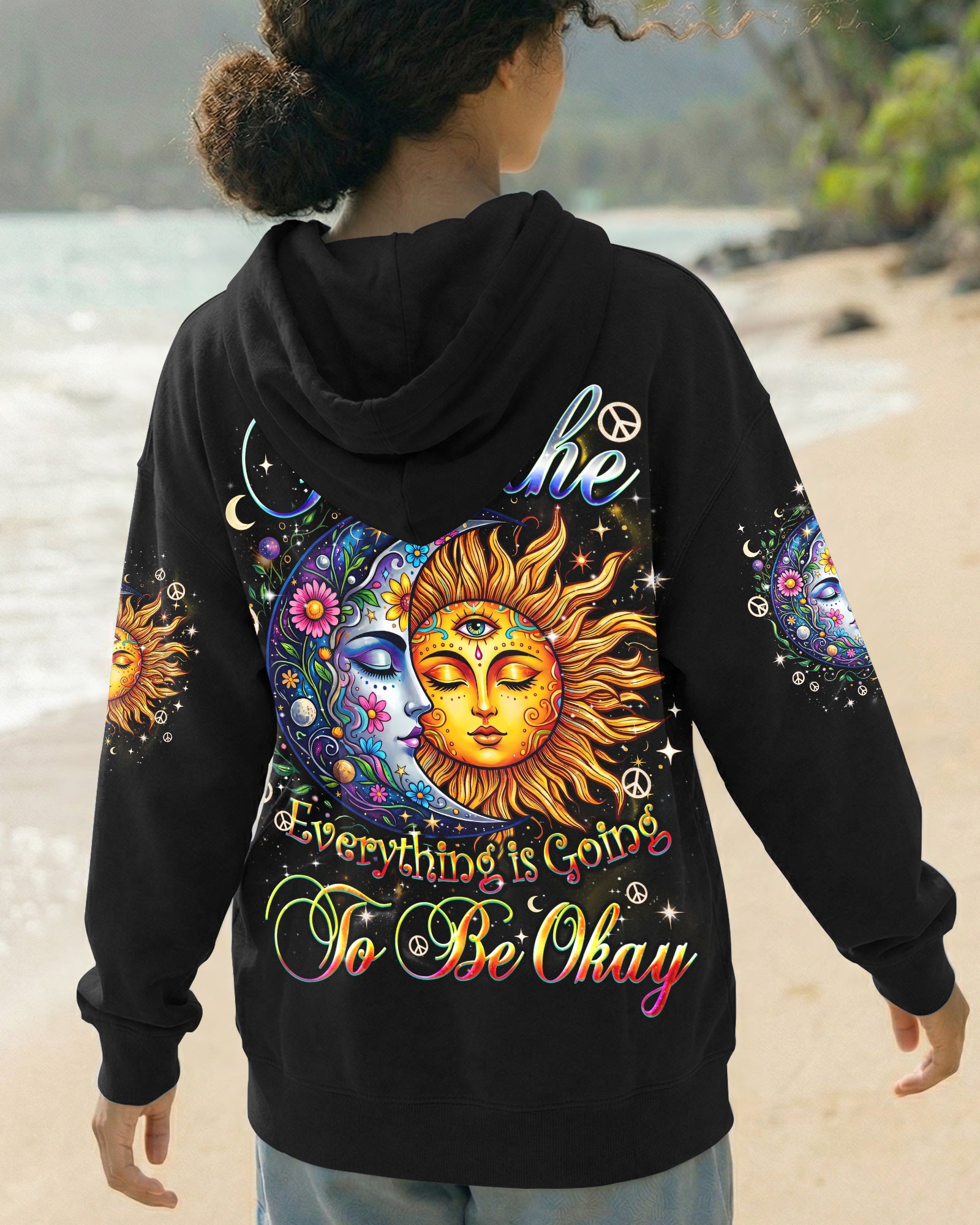 JUST BREATHE SUN AND MOON ALL OVER PRINT - TYQY2104261