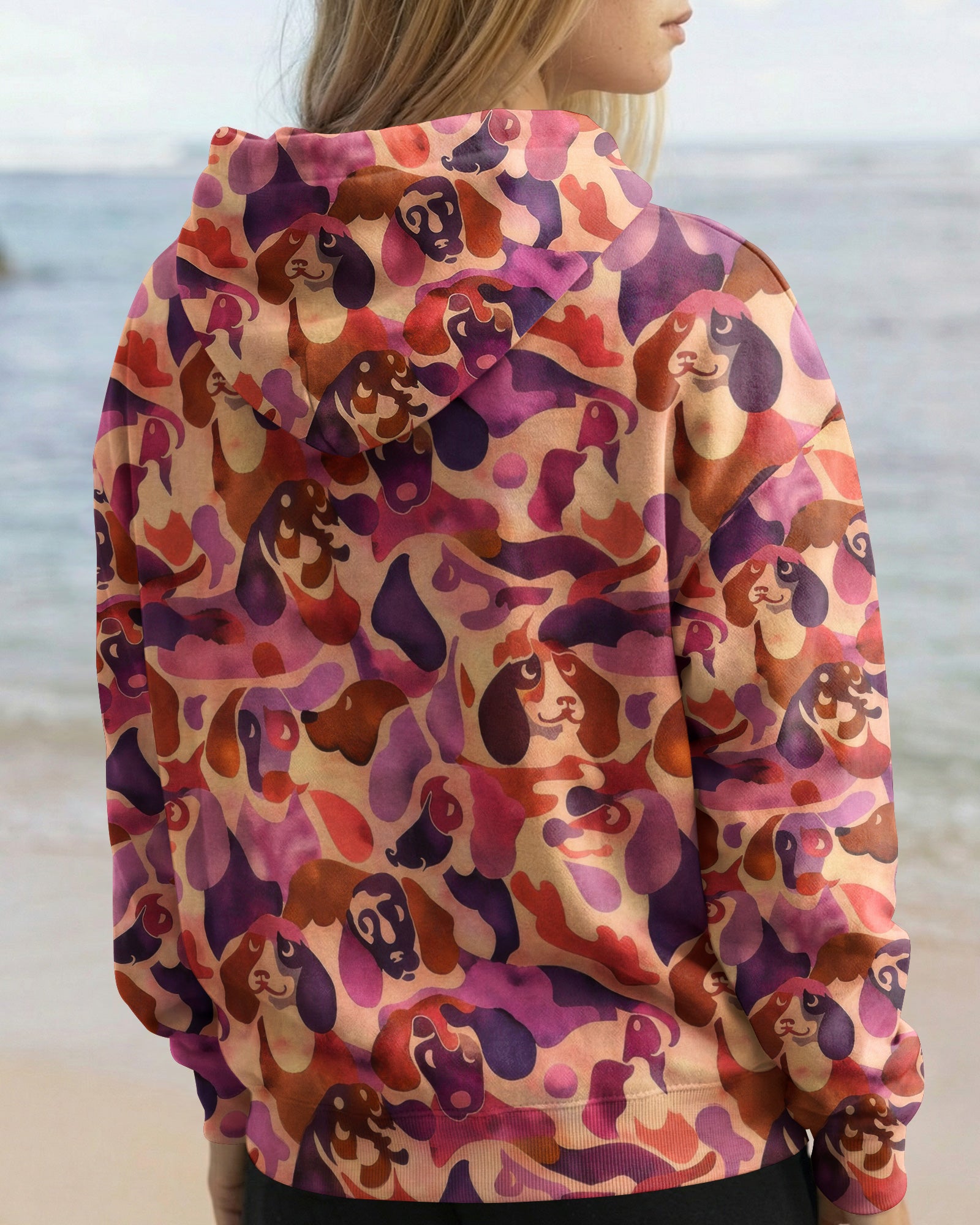 DACHSHUND DOG CAMOUFLAGE ALL OVER PRINT - TLTW1003262