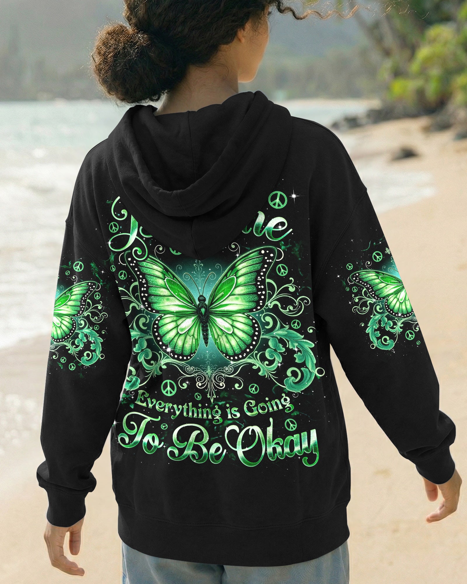 JUST BREATHE BUTTERFLY ALL OVER PRINT - TYQY2803262