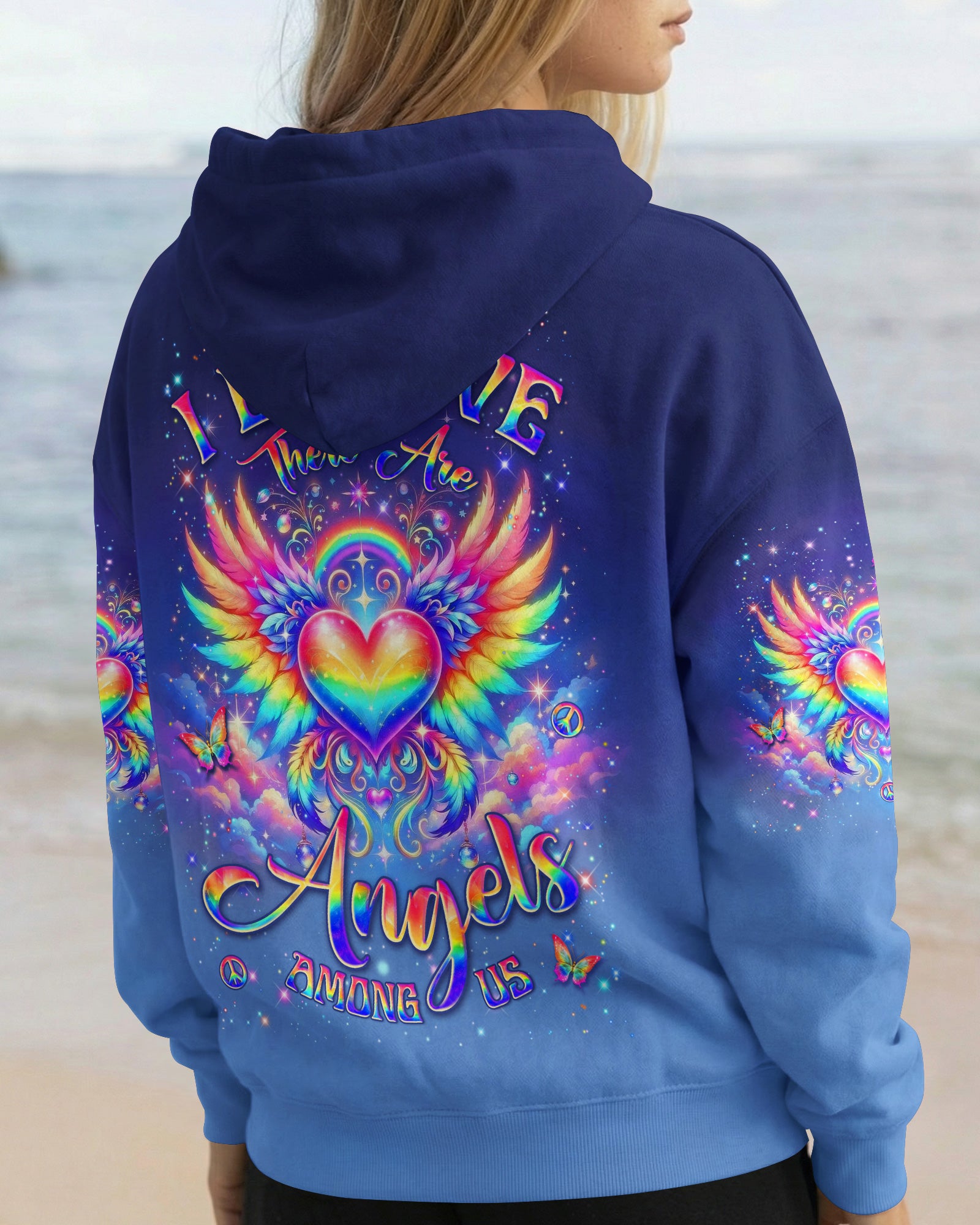 I BELIEVE THERE ARE ANGELS AMONG US ALL OVER PRINT - TYLN0503262