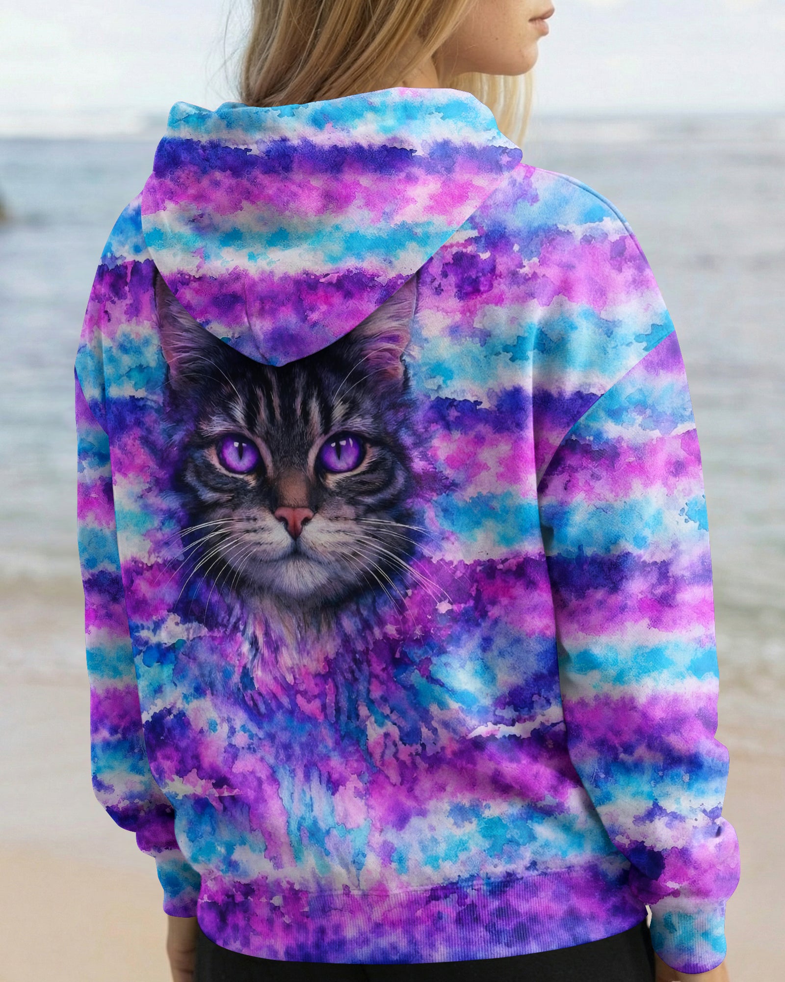 MYSTICAL CAT ALL OVER PRINT - TLNO0903262
