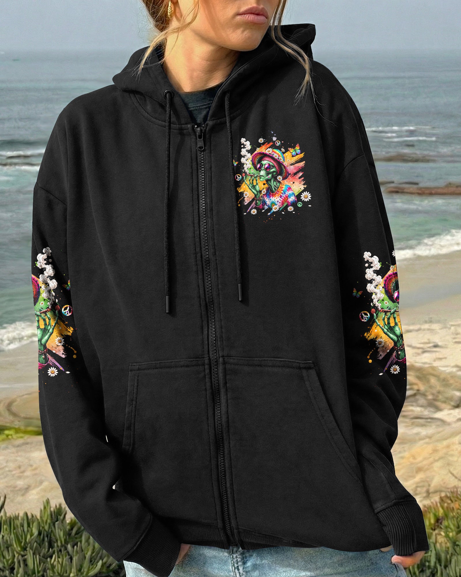 OLD HIPPIES ALIEN ALL OVER PRINT - TLHG0206263