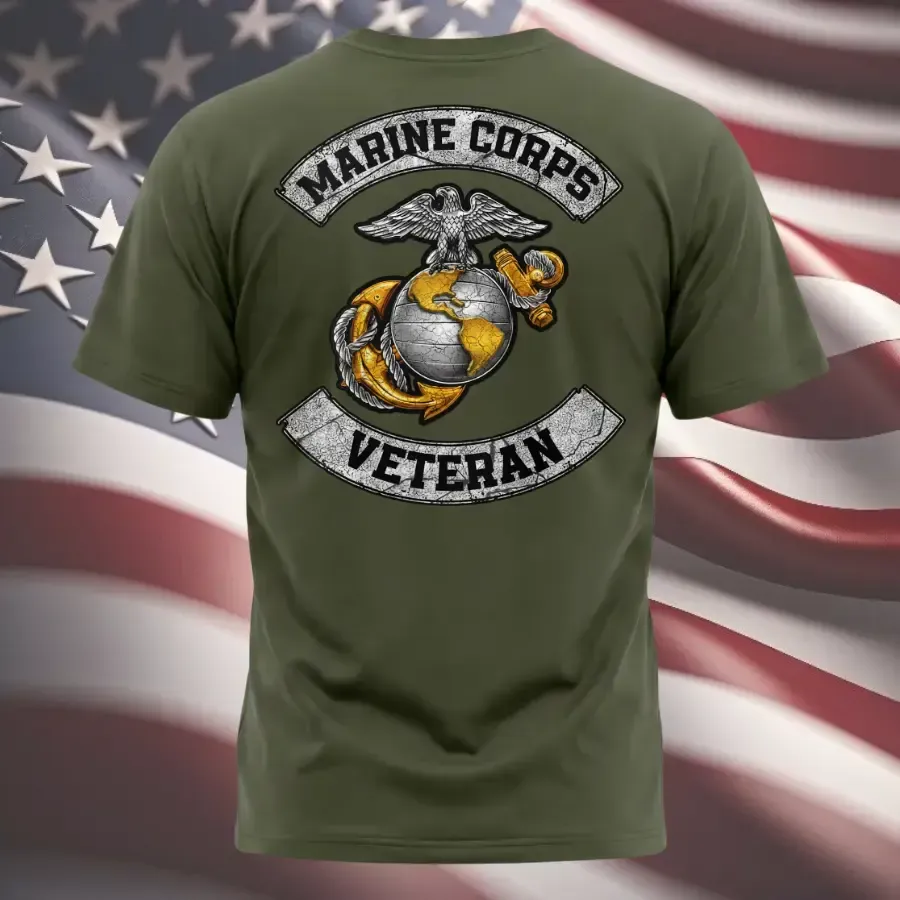 USMC Shirt  - Soft Cotton Poly Blend Tee