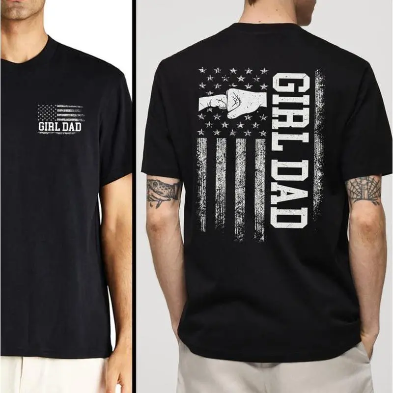 Girl Dad T-shirt, Proud Dad of Girl Shirt, Father's Day Gift from Daughter,