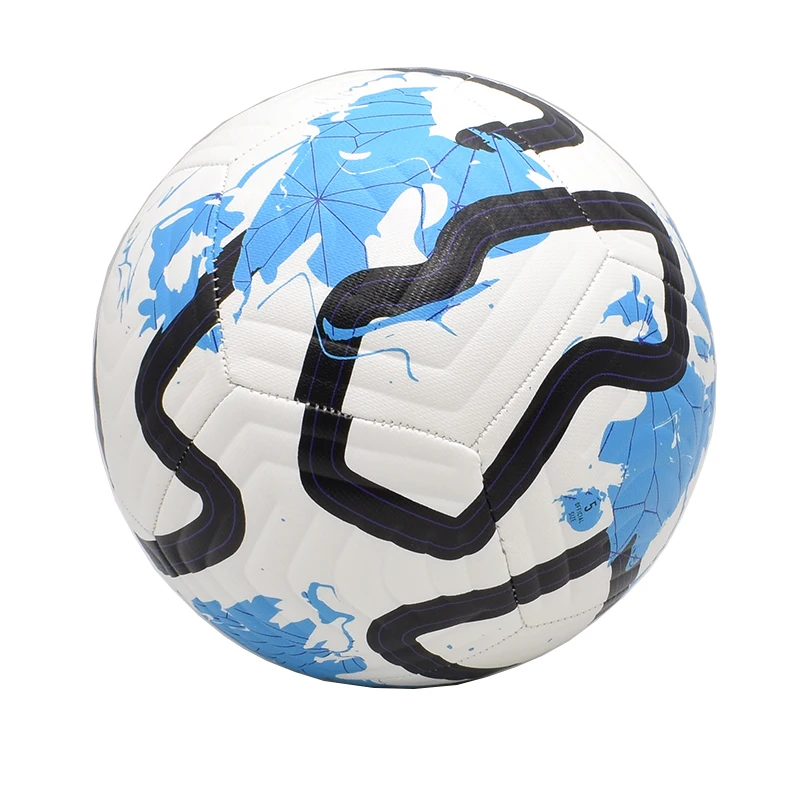 Soccer Balls Standard Size 5 Machine-Stitched Ball PU Material Sports League Outdoor Match Football Training Ball Futbol Voetbal-Leplay