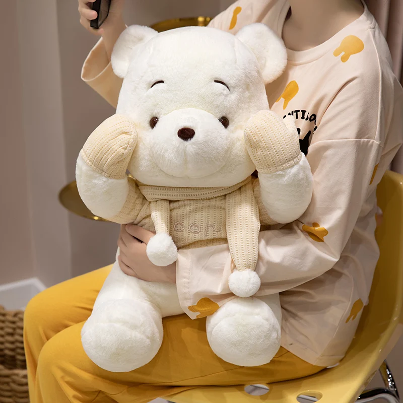 Kawaii Bear Toys Lovely  Bear Room Decor Stuffed Doll Animal Sofa Cushion Exquisit Gift For Girl