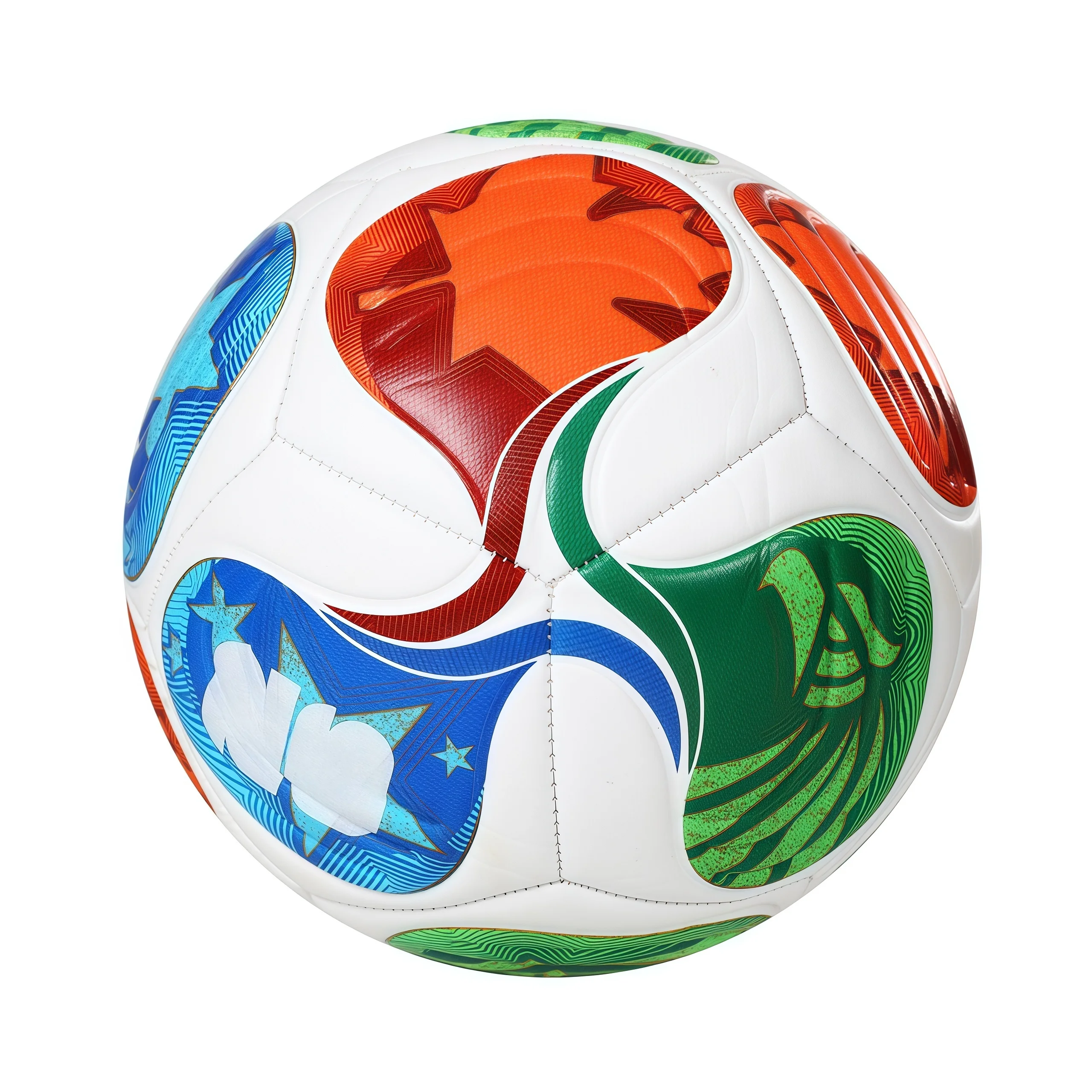2026 Soccer Ball Professional Outdoors Sports Match Balls High Quality PU Material Training Seamless Football Standard Size 5-Leplay
