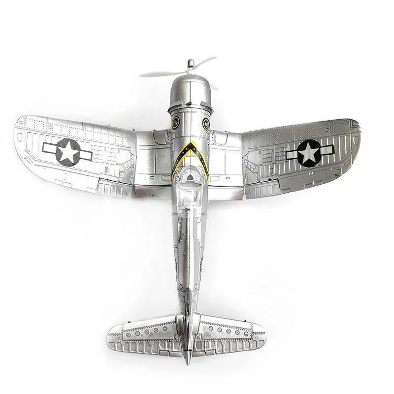 1/48 WWII American Corsair Mustang British Spitfire Hurricane German BF109 Fighter Jet Plastic Assembled Airplane Model Kit Toy-Leplay