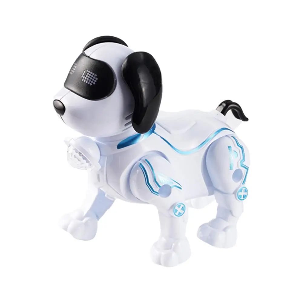 Robot Dog Electronic Stunt Pet Interactive Touch Programmable Smart Walking Dancing Kids Birthday Gift for Kids Boys Girls-Leplay