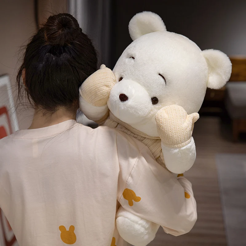 Kawaii Bear Toys Lovely  Bear Room Decor Stuffed Doll Animal Sofa Cushion Exquisit Gift For Girl