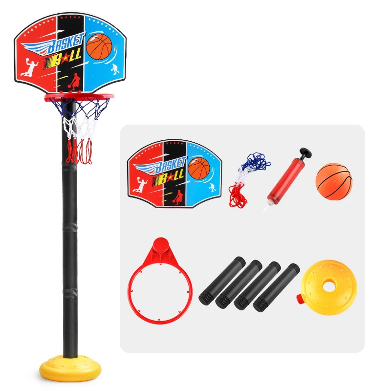 Toddler Adjustable Basketball Hoop 52-115CM Stand Rack for Kids Baby Outdoor Indoor Ball Sport Backboard Rim Shoot Children Toy-Leplay