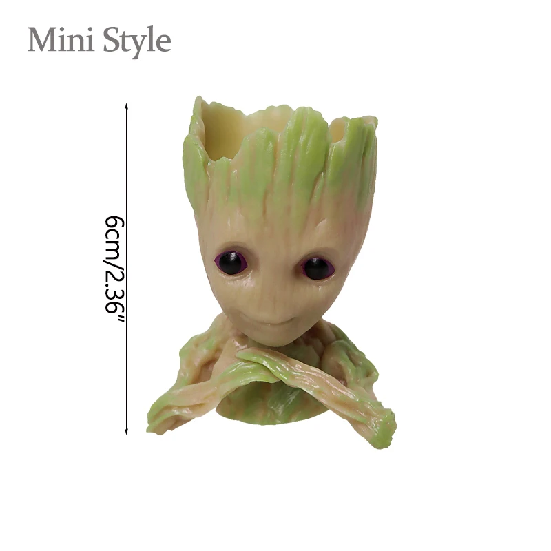 Home Decoration Crafts Miniature Model Office Desktop Display Cartoon Groot Figurines Handicrafts Decor Tree Man Ornament 5CM-Leplay
