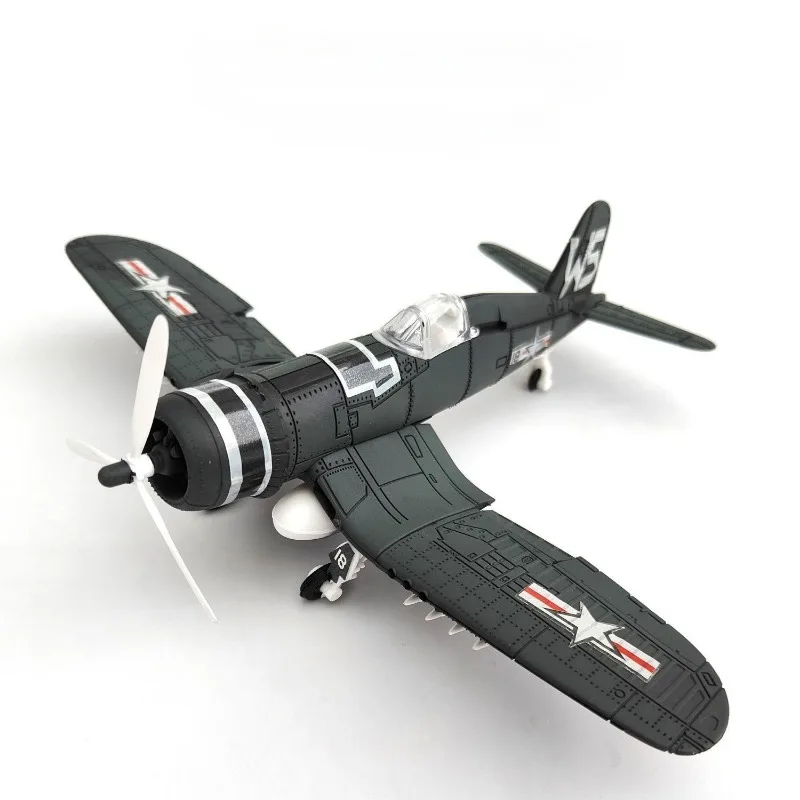 1/48 WWII American Corsair Mustang British Spitfire Hurricane German BF109 Fighter Jet Plastic Assembled Airplane Model Kit Toy-Leplay