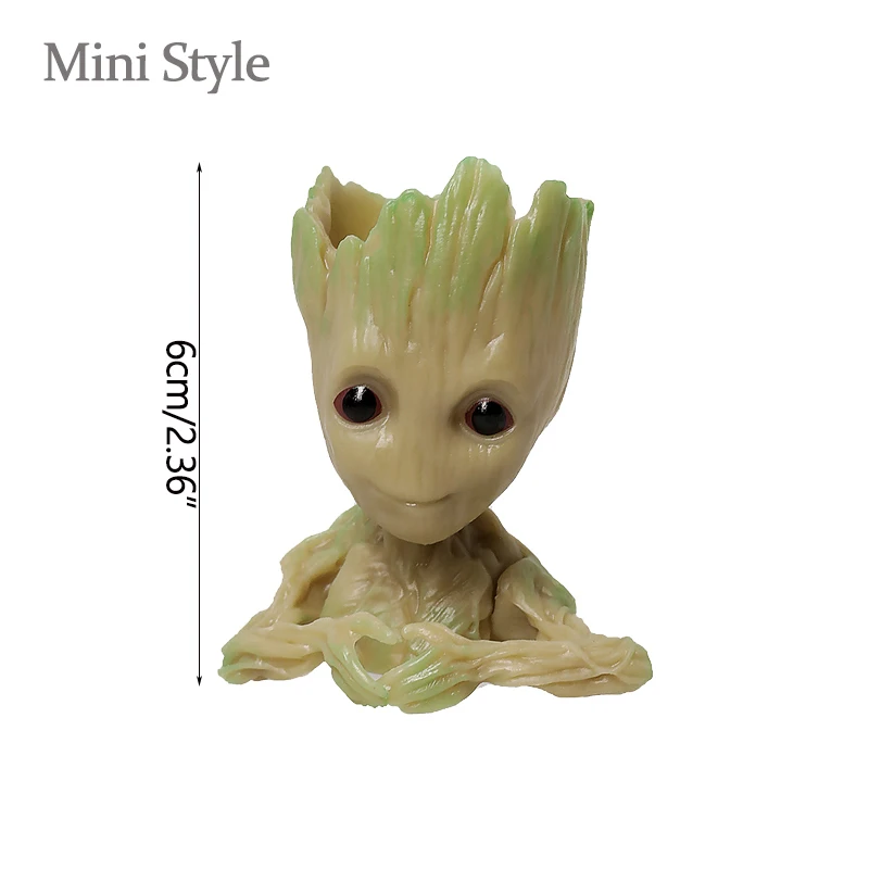 Home Decoration Crafts Miniature Model Office Desktop Display Cartoon Groot Figurines Handicrafts Decor Tree Man Ornament 5CM-Leplay