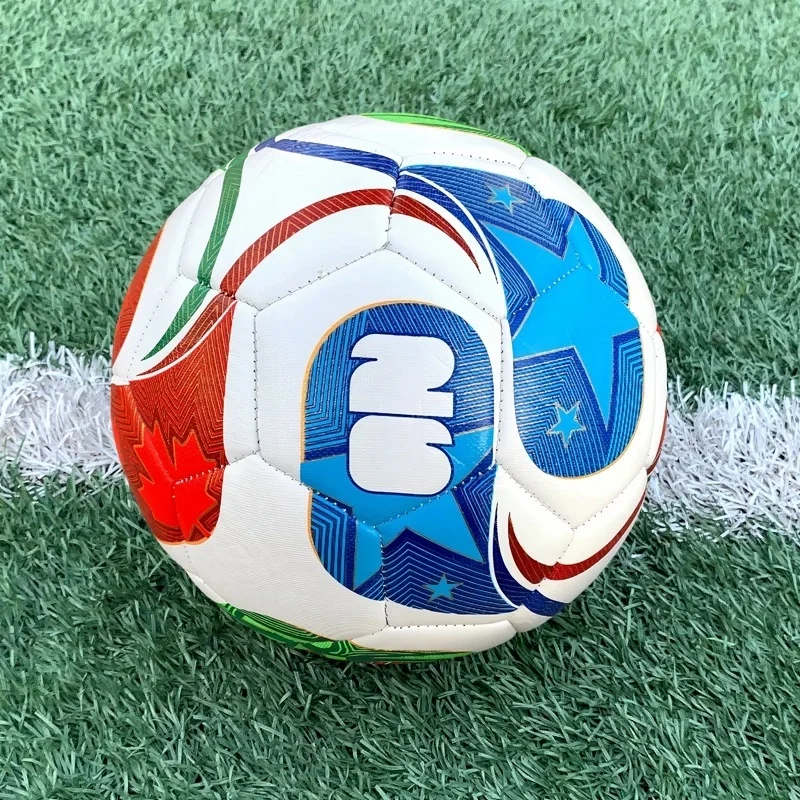 2026 Soccer Ball Professional Outdoors Sports Match Balls High Quality PU Material Training Seamless Football Standard Size 5-Leplay