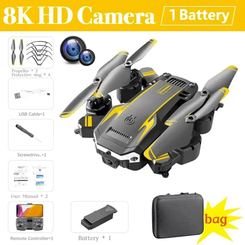 New G6 Drone 8K 5G GPS Professional HD 360 ° Aerial Photography Dual-Camera Foldables Obstacles Avoidanc Brushless Quadrotor 5KM-Leplay