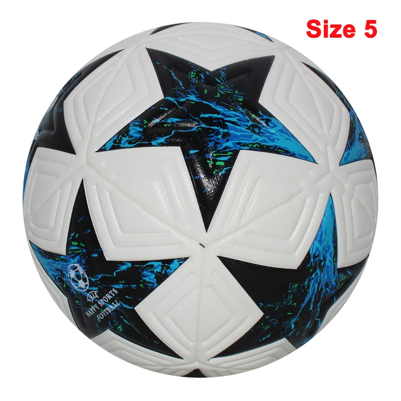 High Quality Soccer Balls Official Size 4/5 PU Material Seamless Goal Team Outdoor Match Game Football Training Ballon De Foot-Leplay