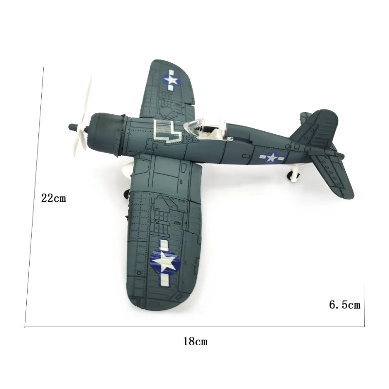 1/48 WWII American Corsair Mustang British Spitfire Hurricane German BF109 Fighter Jet Plastic Assembled Airplane Model Kit Toy-Leplay