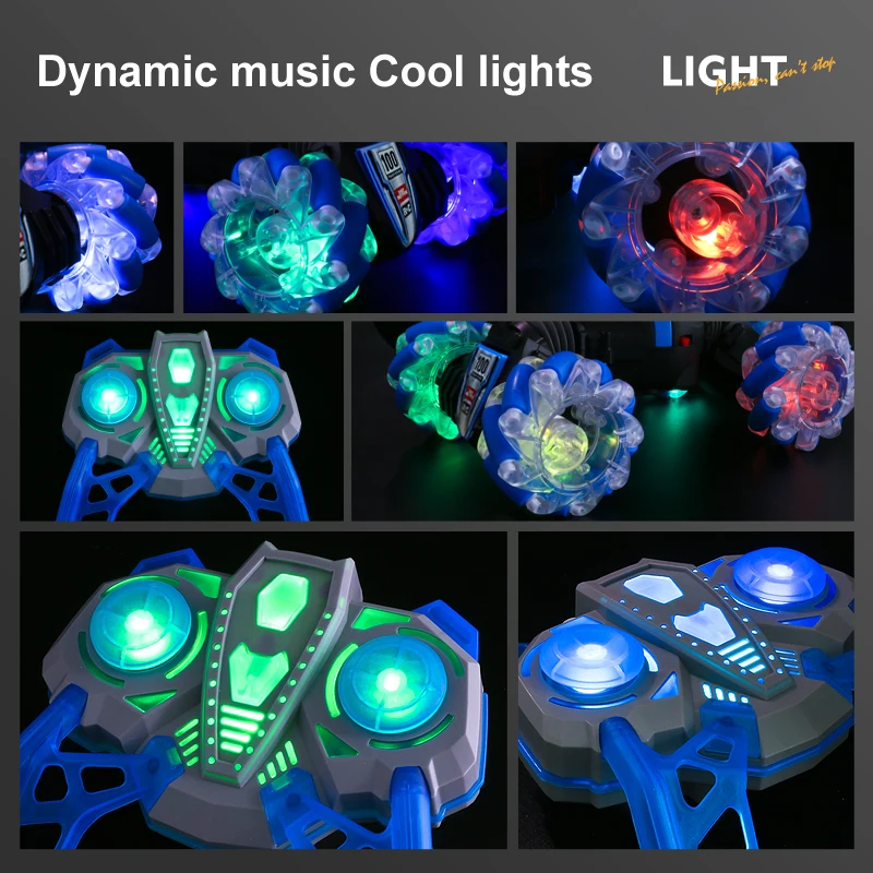 Top RC Stunt Car 2.4G Remote Control Cars RC Watch Gesture Sensor LED Rotation Gift Electronic Toy for Kids Boys-Leplay