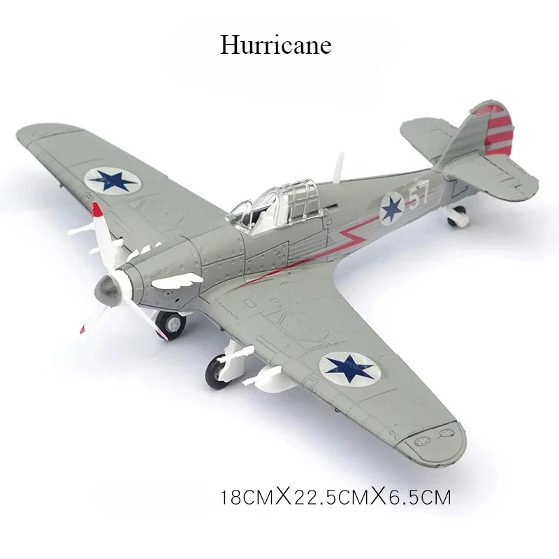 1/48 WWII American Corsair Mustang British Spitfire Hurricane German BF109 Fighter Jet Plastic Assembled Airplane Model Kit Toy-Leplay