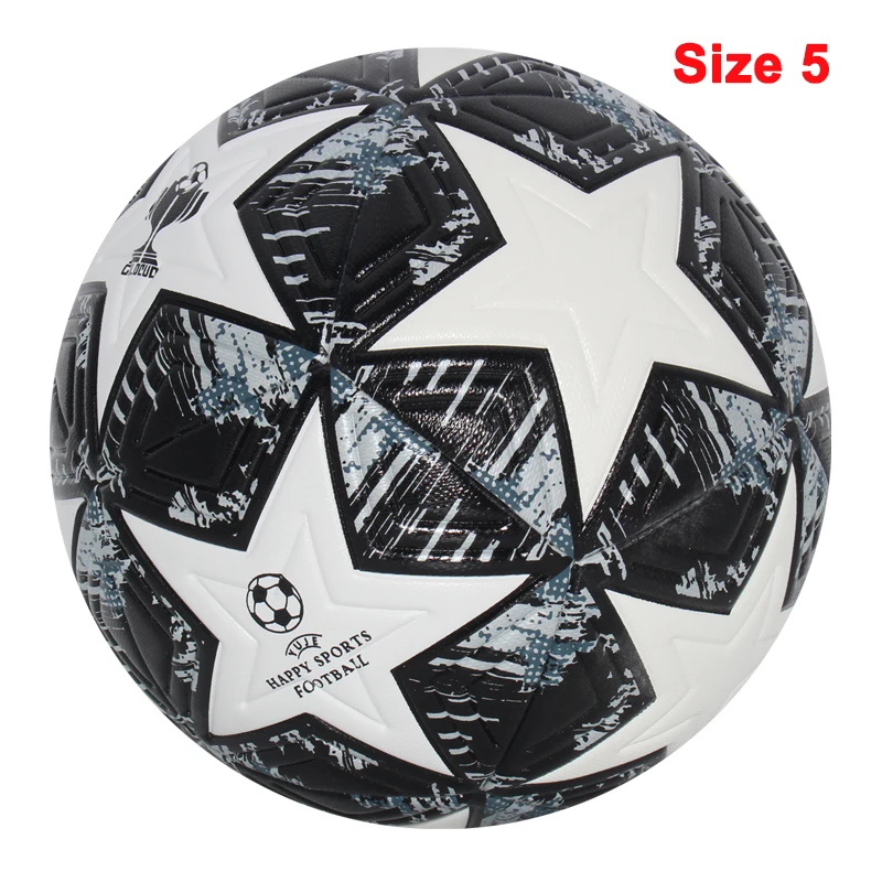 High Quality Soccer Balls Official Size 4/5 PU Material Seamless Goal Team Outdoor Match Game Football Training Ballon De Foot-Leplay
