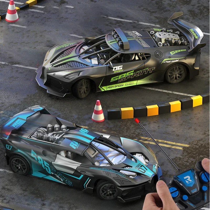 RC Car Toy Drift Racing Remote Control Car High Speed Off Road Racing Car Toys for Boys Christmas Indoor Outdoor Xmas Gifts-Leplay