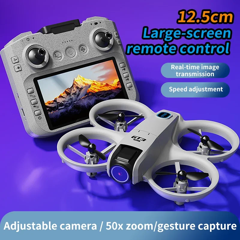 New GT3 MAX Drone 8K HD 4.3" Remote Control Headless Mode Helicopter 360° Flip Quadcopter Toys Mini Drone Fors Kid Toy Gifts-Leplay