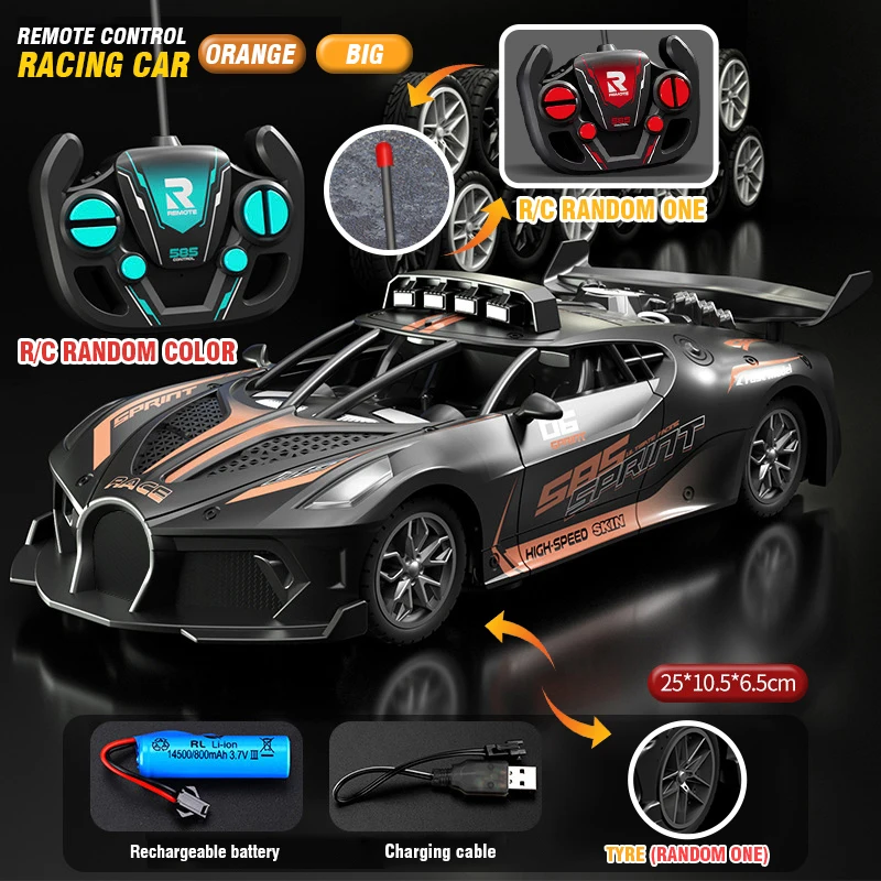 RC Car Toy Drift Racing Remote Control Car High Speed Off Road Racing Car Toys for Boys Christmas Indoor Outdoor Xmas Gifts-Leplay