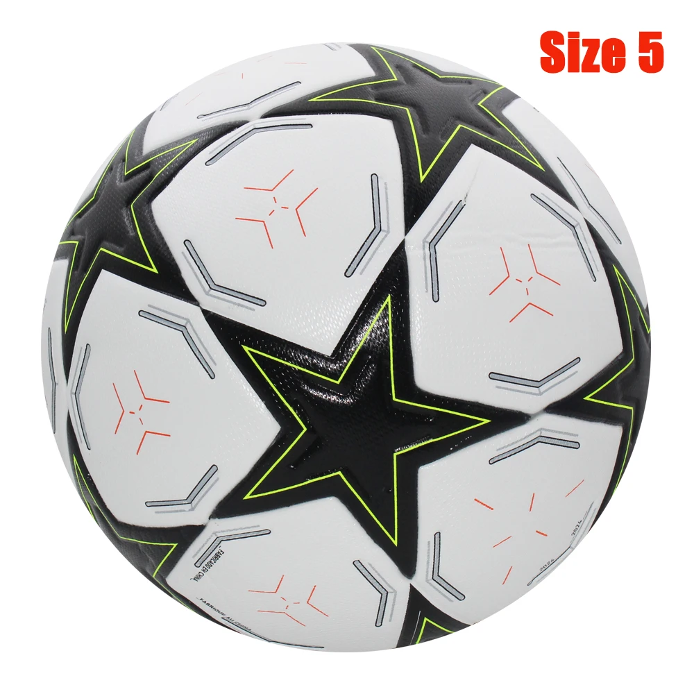 High Quality Soccer Balls Official Size 4/5 PU Material Seamless Goal Team Outdoor Match Game Football Training Ballon De Foot-Leplay