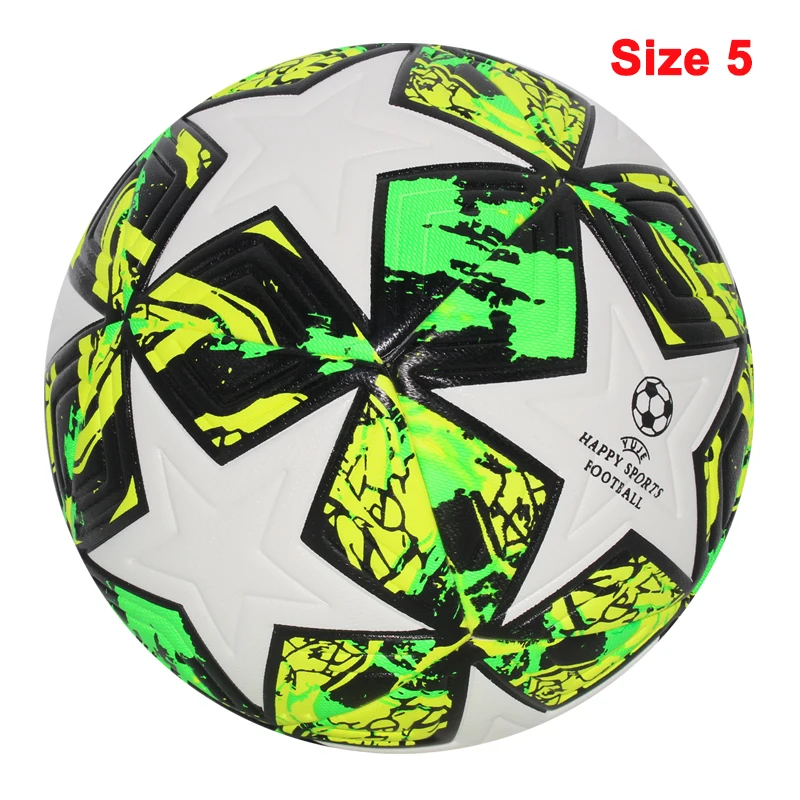 High Quality Soccer Balls Official Size 4/5 PU Material Seamless Goal Team Outdoor Match Game Football Training Ballon De Foot-Leplay
