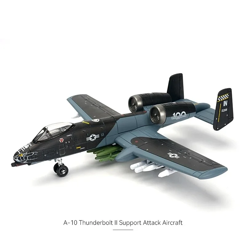 Military Series Building Blocks A-10 Thunderbolt II Support Attack Aircraft Model F14 Tomcat Fighter Toys Kids Boy Birthday Gift-Leplay
