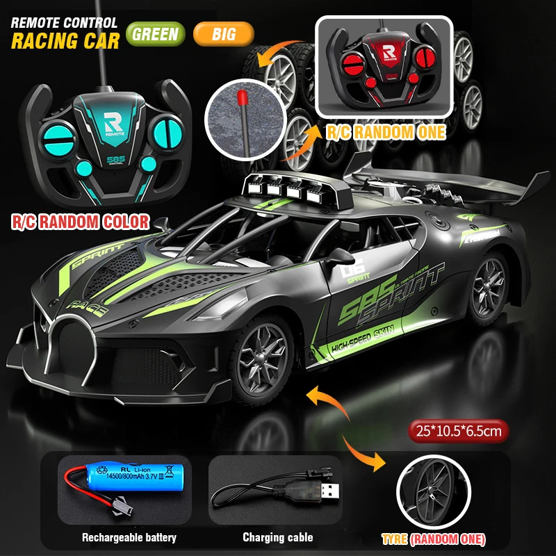 RC Car Toy Drift Racing Remote Control Car High Speed Off Road Racing Car Toys for Boys Christmas Indoor Outdoor Xmas Gifts-Leplay