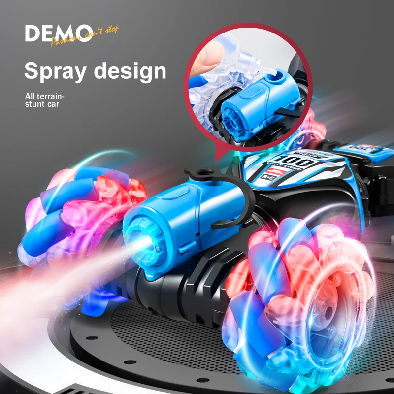 Top RC Stunt Car 2.4G Remote Control Cars RC Watch Gesture Sensor LED Rotation Gift Electronic Toy for Kids Boys-Leplay