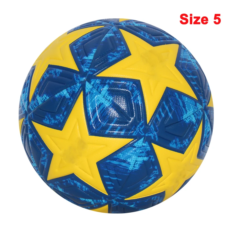 High Quality Soccer Balls Official Size 4/5 PU Material Seamless Goal Team Outdoor Match Game Football Training Ballon De Foot-Leplay