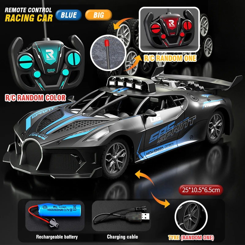 RC Car Toy Drift Racing Remote Control Car High Speed Off Road Racing Car Toys for Boys Christmas Indoor Outdoor Xmas Gifts-Leplay