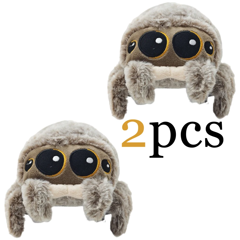 Stuffed Soft Animals Plushies Spider Toy Black Little Lucas Simulated Pillow Doll Anime Game Room Pillow Decora Kid Gift-Leplay
