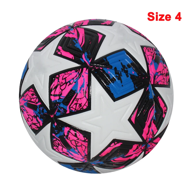 High Quality Soccer Balls Official Size 4/5 PU Material Seamless Goal Team Outdoor Match Game Football Training Ballon De Foot-Leplay