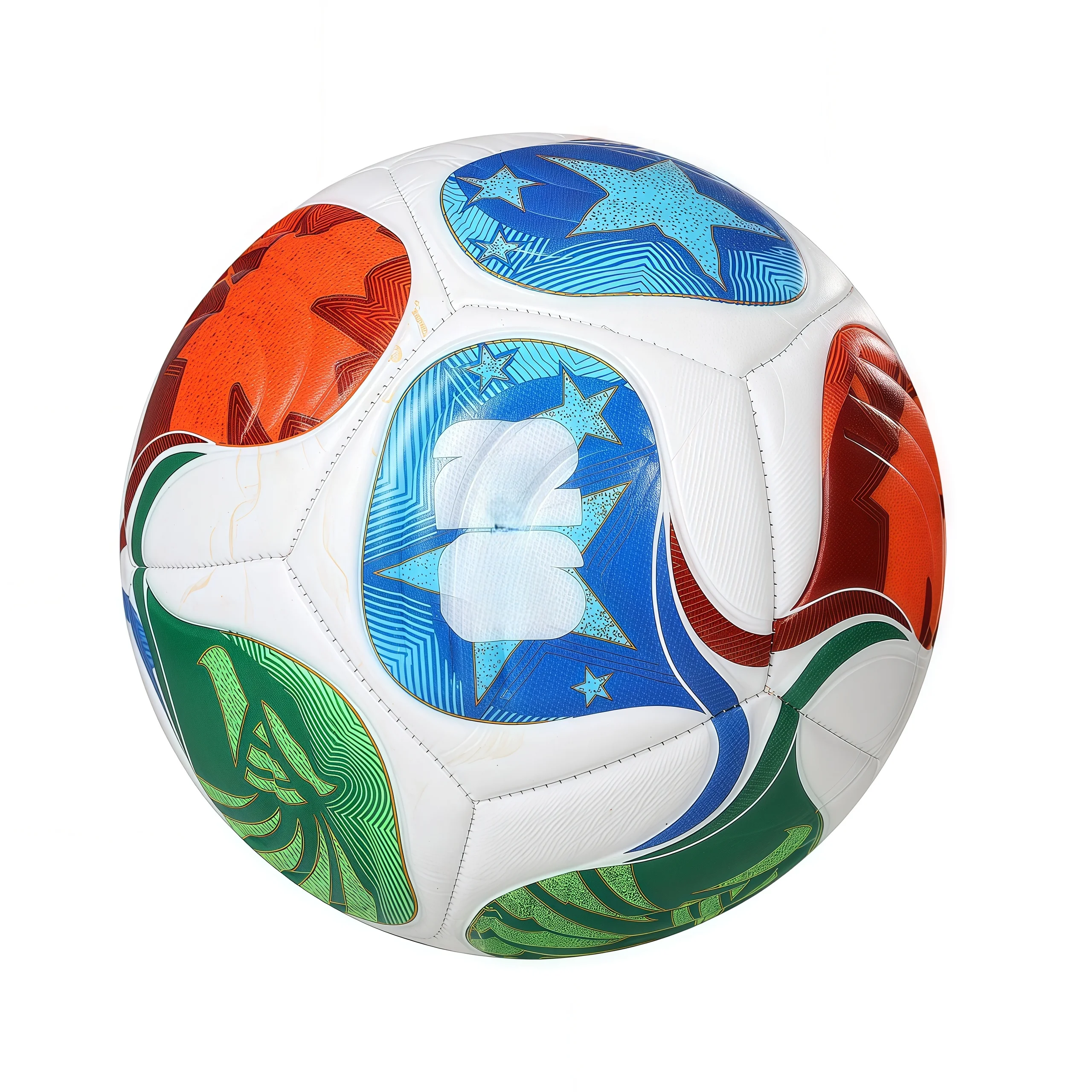 2026 Soccer Ball Professional Outdoors Sports Match Balls High Quality PU Material Training Seamless Football Standard Size 5-Leplay