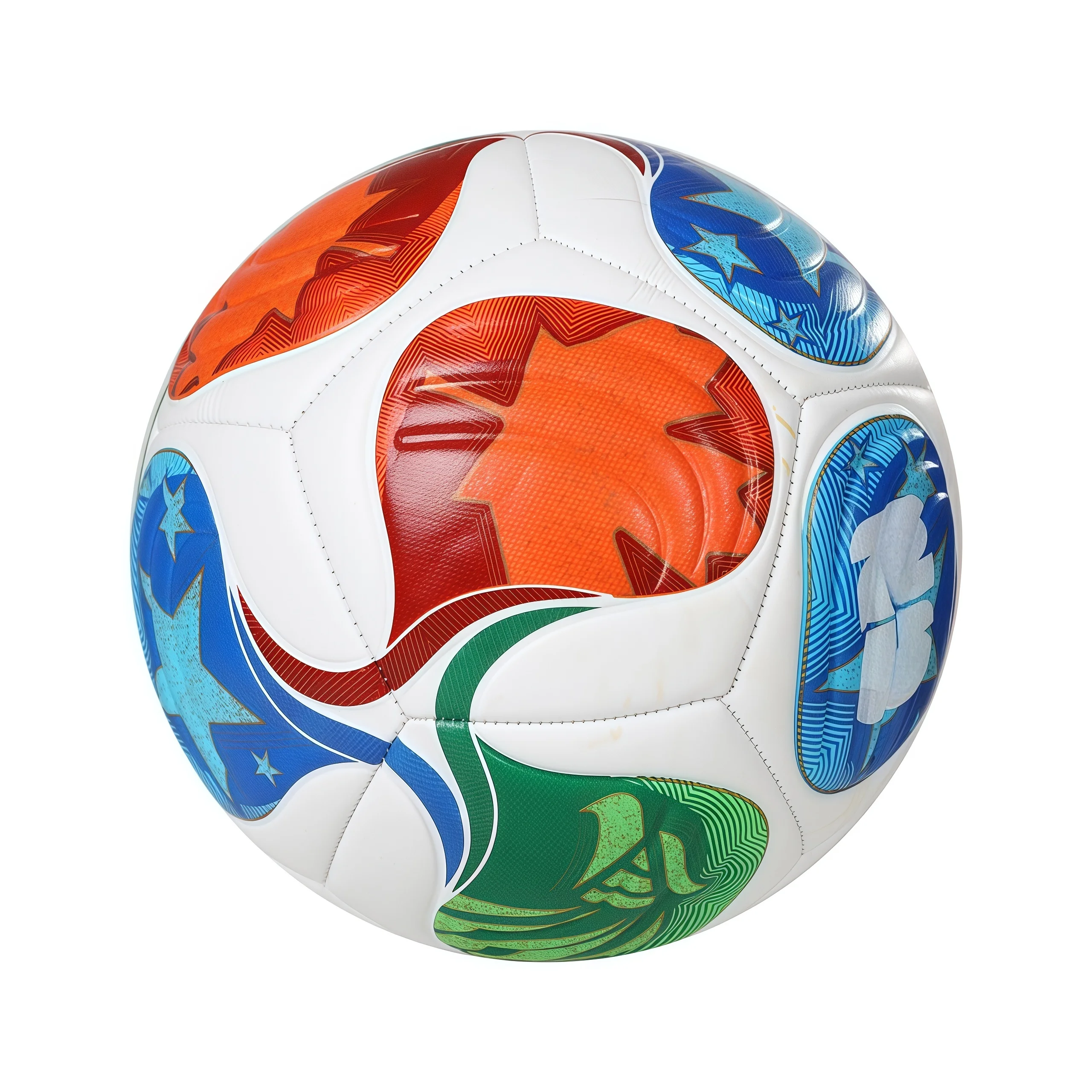 2026 Soccer Ball Professional Outdoors Sports Match Balls High Quality PU Material Training Seamless Football Standard Size 5-Leplay